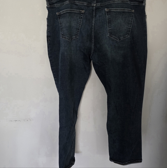 Old Navy Slim 360 Stretch Jean Men's 40x30 Distressed Dark Wash Recycled Western - Picture 3 of 9
